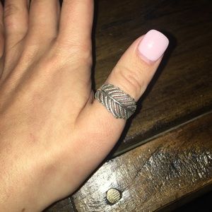 Light As A Feather Pandora Ring